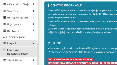 Objava Pravilnika o jednostavnoj nabavi u EOJN RH