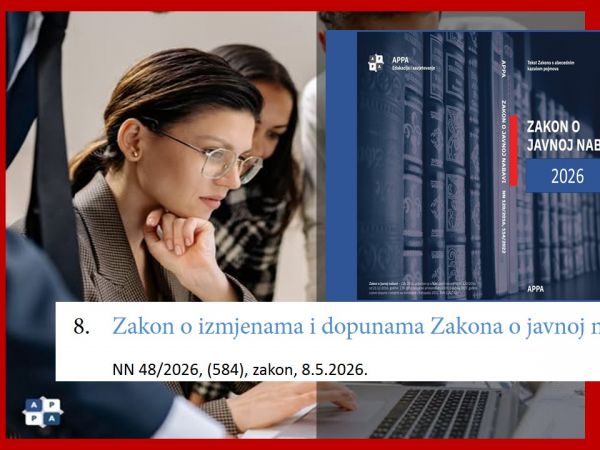 Objavljen Zakon o izmjenama i dopunama ZJN 2016