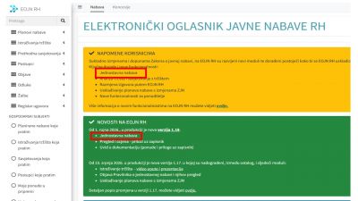 Novi modul za jednostavnu nabavu u EOJN  - snimka webinara