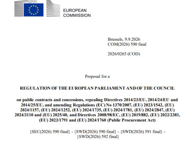 Prijedlog nove EU Uredbe za javnu nabavu velike vrijednosti